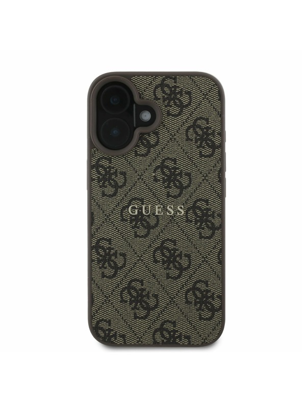 Guess Guess PU 4G Classic Logo MagSafe Zadný Kryt pre iPhone 16 Plus Brown