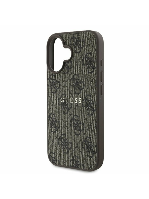Guess Guess PU 4G Classic Logo MagSafe Zadný Kryt pre iPhone 16 Plus Brown