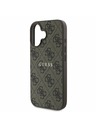 Guess Guess PU 4G Classic Logo MagSafe Zadný Kryt pre iPhone 16 Plus Brown
