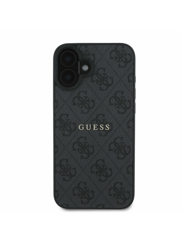 Guess Guess PU 4G Classic Logo MagSafe Zadný Kryt pre iPhone 16 Plus Black