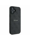 Guess Guess PU 4G Classic Logo MagSafe Zadný Kryt pre iPhone 16 Plus Black