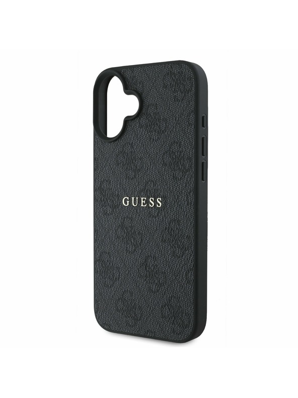 Guess Guess PU 4G Classic Logo MagSafe Zadný Kryt pre iPhone 16 Plus Black
