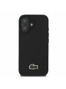 Lacoste Lacoste Iconic Petit Pique Woven Logo MagSafe Zadný Kryt pre iPhone 16 Plus Black