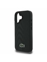 Lacoste Lacoste Iconic Petit Pique Woven Logo MagSafe Zadný Kryt pre iPhone 16 Plus Black