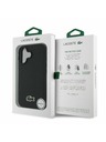 Lacoste Lacoste Iconic Petit Pique Woven Logo MagSafe Zadný Kryt pre iPhone 16 Plus Black