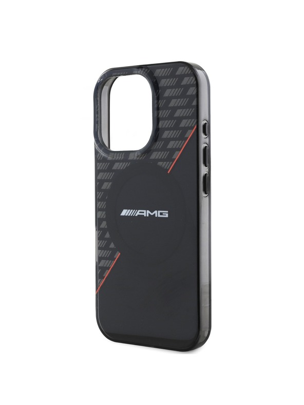 AMG AMG Rhombs MagSafe Zadný Kryt pre iPhone 16 Pro Black/Red