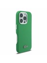 Lacoste Lacoste PVC Iconic Petit Pique Metal Logo MagSafe Zadný Kryt pre iPhone 16 Pro Estragon Green