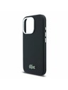Lacoste Lacoste PVC Iconic Petit Pique Metal Logo MagSafe Zadný Kryt pre iPhone 16 Pro Black