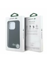 Lacoste Lacoste PVC Iconic Petit Pique Metal Logo MagSafe Zadný Kryt pre iPhone 16 Pro Black