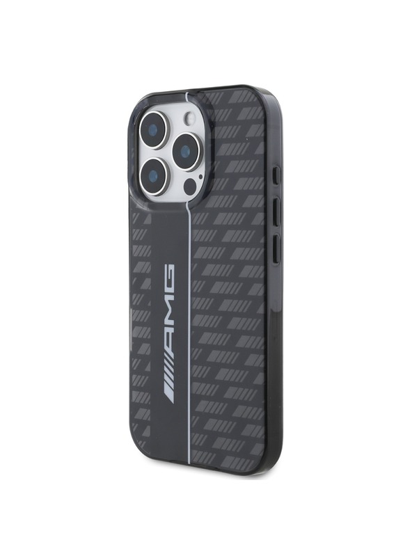 AMG AMG Carbon Pattern Zadný Kryt pre iPhone 16 Pro Max Black
