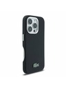Lacoste Lacoste PVC Iconic Petit Pique Metal Logo MagSafe Zadný Kryt pre iPhone 16 Pro Max Black
