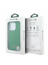 Lacoste Lacoste PVC Iconic Petit Pique Metal Logo MagSafe Zadný Kryt pre iPhone 16 Pro Max Estragon Green