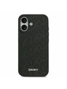 DKNY DKNY PU Leather Grid Pattern Magsafe Zadný Kryt pre iPhone 17 Black