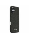 DKNY DKNY PU Leather Grid Pattern Magsafe Zadný Kryt pre iPhone 17 Black
