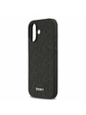 DKNY DKNY PU Leather Grid Pattern Magsafe Zadný Kryt pre iPhone 17 Black