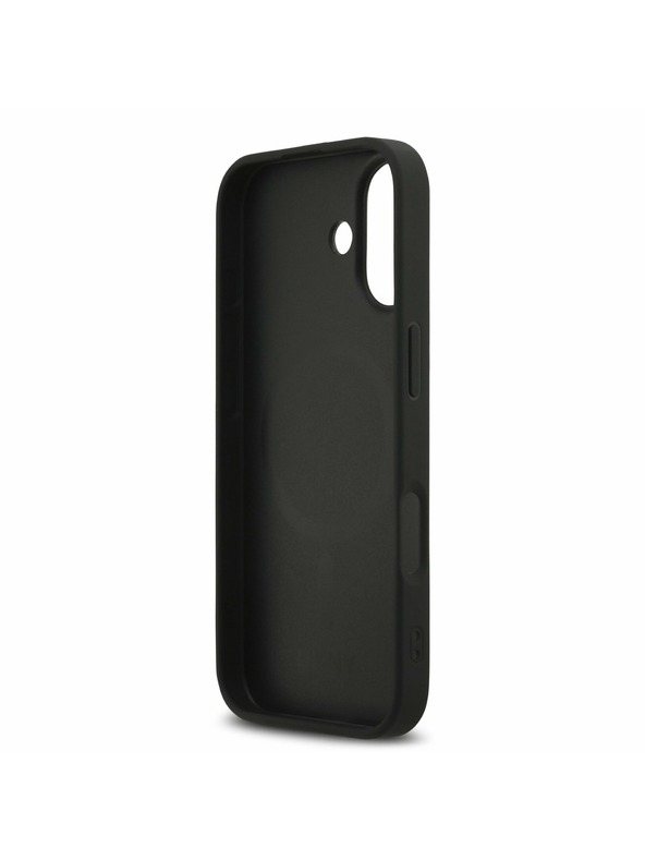 DKNY DKNY PU Leather Grid Pattern Magsafe Zadný Kryt pre iPhone 17 Black