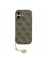 Guess Guess 4G Charm MagSafe Zadný Kryt pre iPhone 17 Tone on Tone Brown