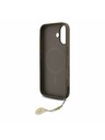 Guess Guess 4G Charm MagSafe Zadný Kryt pre iPhone 17 Tone on Tone Brown