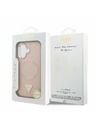 Guess Guess PU Leather Triangle Logo MagSafe Zadný Kryt pre iPhone 17 Pink