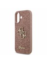 Guess Guess PU Fixed Glitter 4G Metal Logo Zadný Kryt pre iPhone 17 Pink