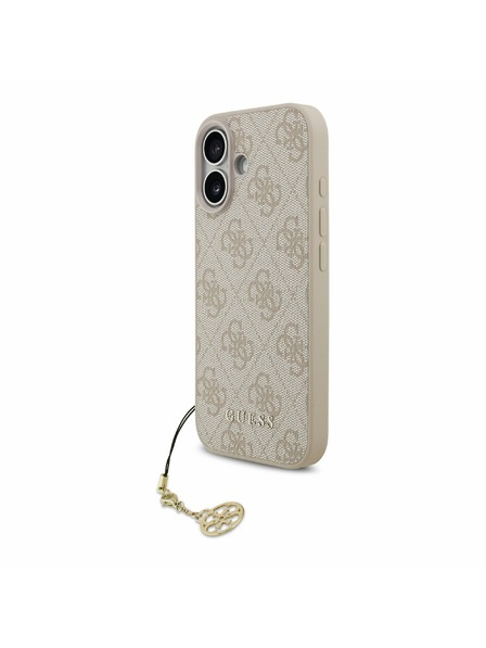 Guess Guess 4G Charm MagSafe Zadný Kryt pre iPhone 17 Tone on Tone Pink