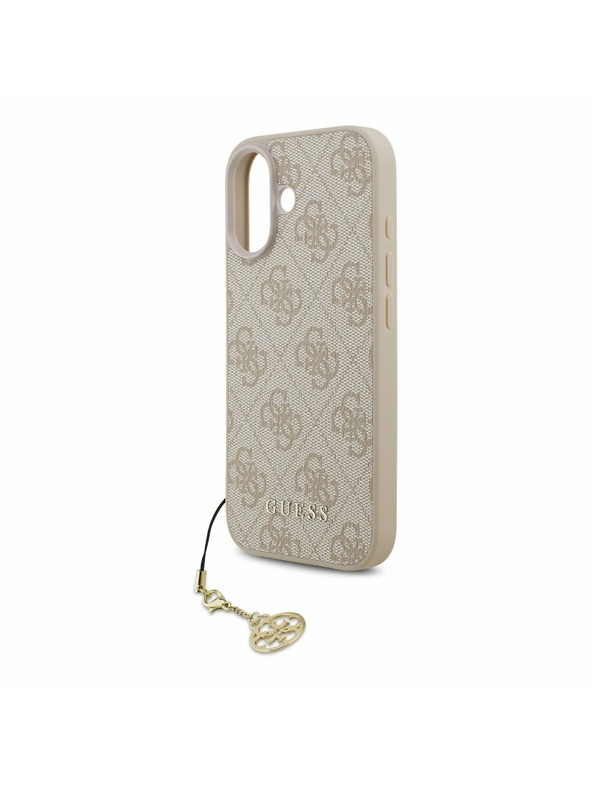 Guess Guess 4G Charm MagSafe Zadný Kryt pre iPhone 17 Tone on Tone Pink