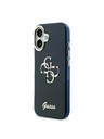 Guess Guess IML 4G Script Metal Logo Zadný Kryt pre iPhone 17 Blue