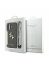 Guess Guess PU 4G Metal Logo Strap Zadný Kryt pre iPhone 17 Black