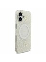 Guess Guess IML Flowers Allover Strap MagSafe Zadný Kryt pre iPhone 17 White