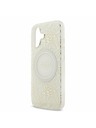 Guess Guess IML Flowers Allover Strap MagSafe Zadný Kryt pre iPhone 17 White