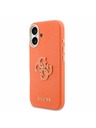 Guess Guess PU Resin Logo Zadný Kryt pre iPhone 17 Orange