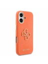 Guess Guess PU Resin Logo Zadný Kryt pre iPhone 17 Orange