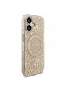 Guess Guess IML Flowers Allover Strap MagSafe Zadný Kryt pre iPhone 17 Pink