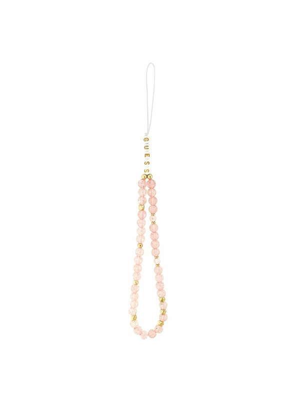 Guess Guess IML Flowers Allover Strap MagSafe Zadný Kryt pre iPhone 17 Pink