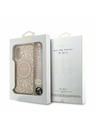 Guess Guess IML Flowers Allover Strap MagSafe Zadný Kryt pre iPhone 17 Pink