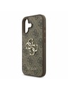 Guess Guess PU 4G Metal Logo Zadný Kryt pre iPhone 17 Brown