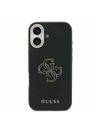 Guess Guess PU Resin Logo Zadný Kryt pre iPhone 17 Black