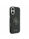 Guess Guess PU Resin Logo Zadný Kryt pre iPhone 17 Black