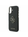 Guess Guess PU Resin Logo Zadný Kryt pre iPhone 17 Black