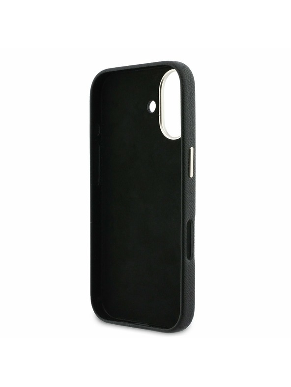 Guess Guess PU Resin Logo Zadný Kryt pre iPhone 17 Black