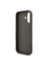 Guess Guess PU 4G Metal Logo Strap Zadný Kryt pre iPhone 17 Brown