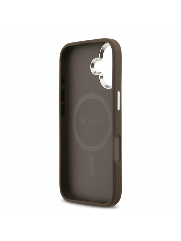 Guess Guess 4G MagSafe Zadný Kryt pre iPhone 17 Brown