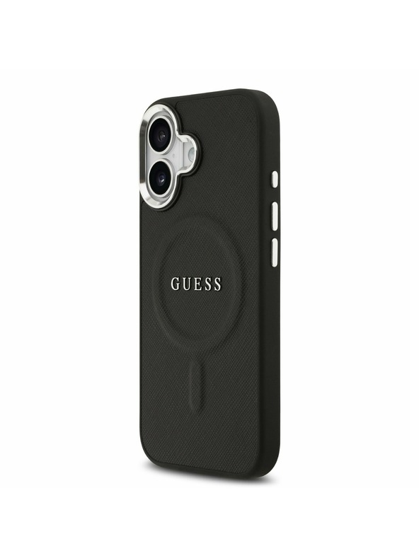 Guess Guess PU Saffiano MagSafe Zadný Kryt pre iPhone 17 Black