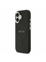 Guess Guess PU Saffiano MagSafe Zadný Kryt pre iPhone 17 Black