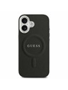 Guess Guess PU Saffiano MagSafe Zadný Kryt pre iPhone 17 Black