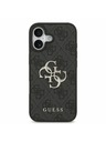 Guess Guess PU 4G Metal Logo Zadný Kryt pre iPhone 17 Grey