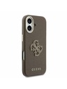 Guess Guess PU Resin Logo Zadný Kryt pre iPhone 17 Brown