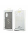 Guess Guess PU Resin Logo Zadný Kryt pre iPhone 17 Brown