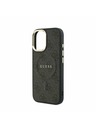 Guess Guess PU Leather 4G Gold Frame MagSafe Zadný Kryt pre iPhone 17 Black