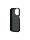Guess Guess PU Leather 4G Gold Frame MagSafe Zadný Kryt pre iPhone 17 Black